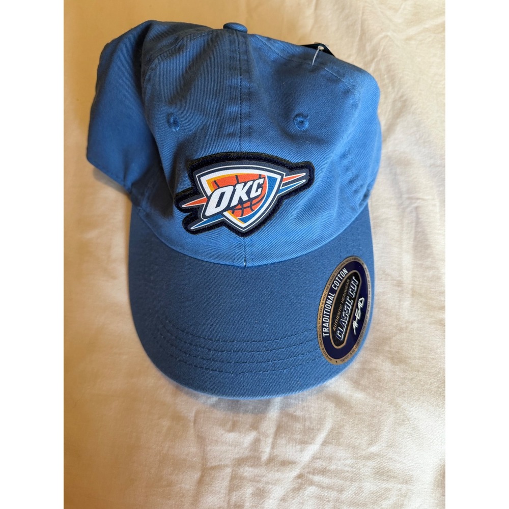Ahead USA Oklahoma City Thunder NBA Hat Light Blue Classic Cut Adjustable‎ NWT